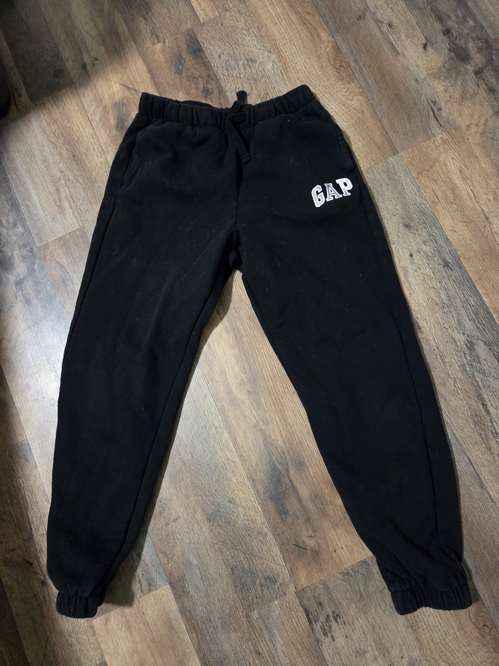 GAP Black Kids Fleece Joggers with Logo